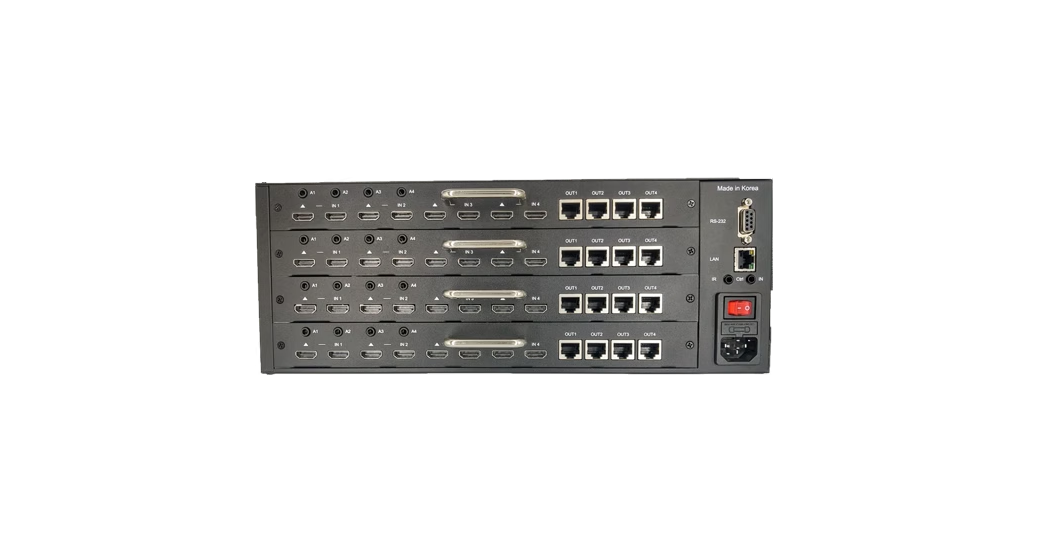 Simplified M1616KT 16x16 HDMI 2.0b (18Gbps) Scaling Matrix Kit w/Receivers