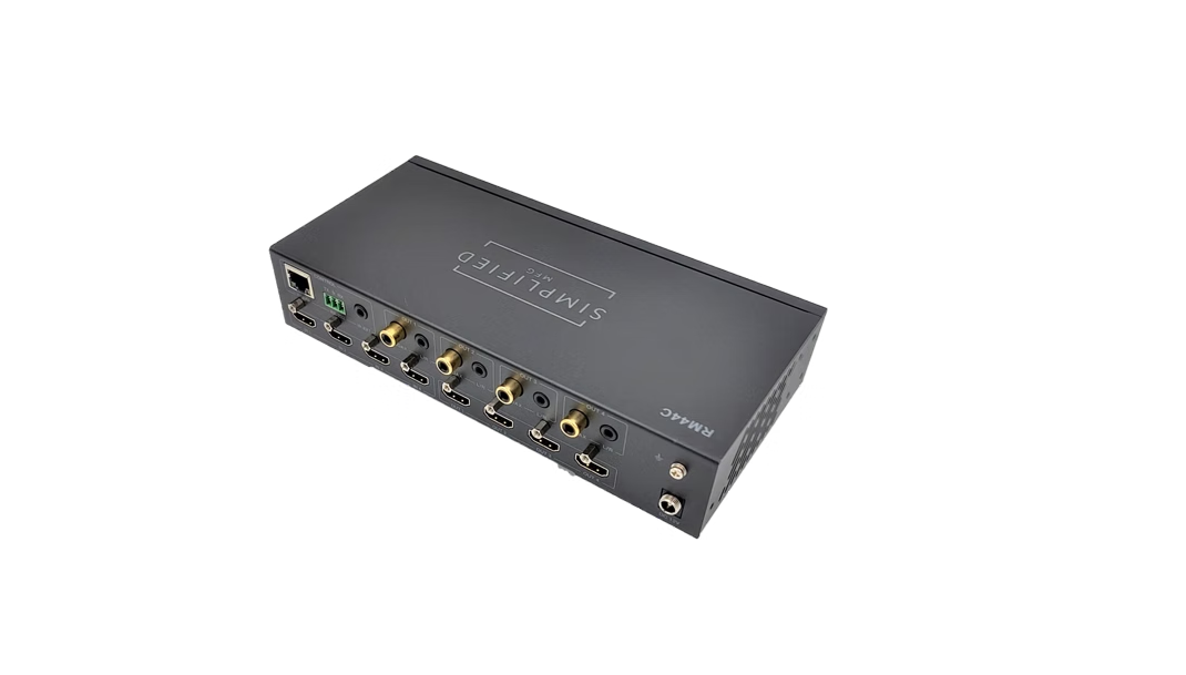 Simplified RM44C 4x4 HDMI 2.0b (18Gbps) Fast Switch/Scaling Matrix Switch