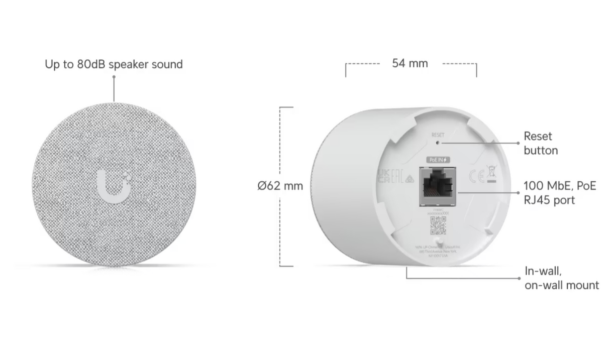 Ubiquiti UVC-G4 Doorbell Pro POE Kit UniFi Protect G4 Doorbell Pro PoE Kit