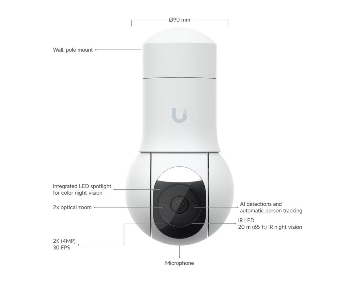 Ubiquiti UniFi Video Camera G5 2K PTZ