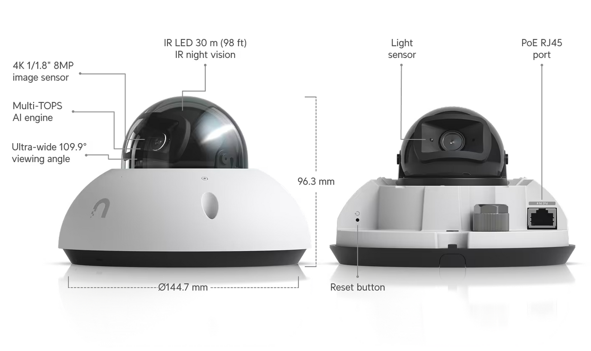 Ubiquiti UVC-G6-Dome UniFi Video Camera G6 Dome