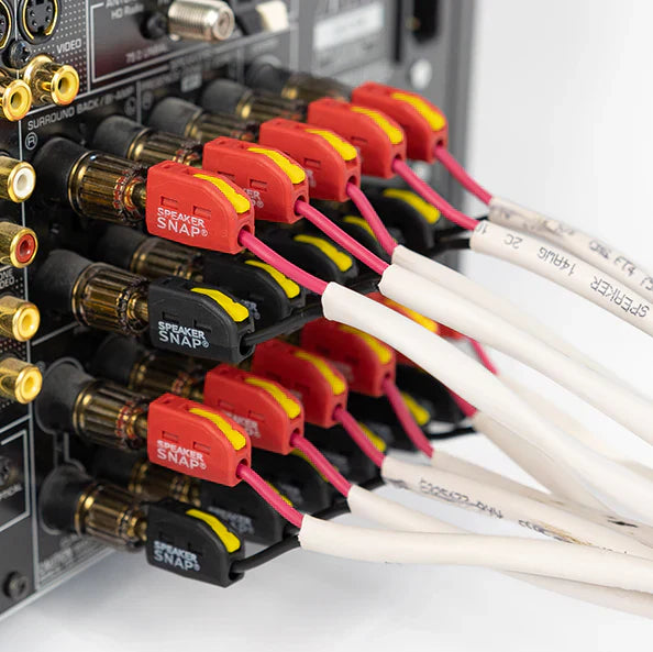 Speaker Snap SSBP24 Banana Plugs Red & Black 12 Pair / 24 Pieces