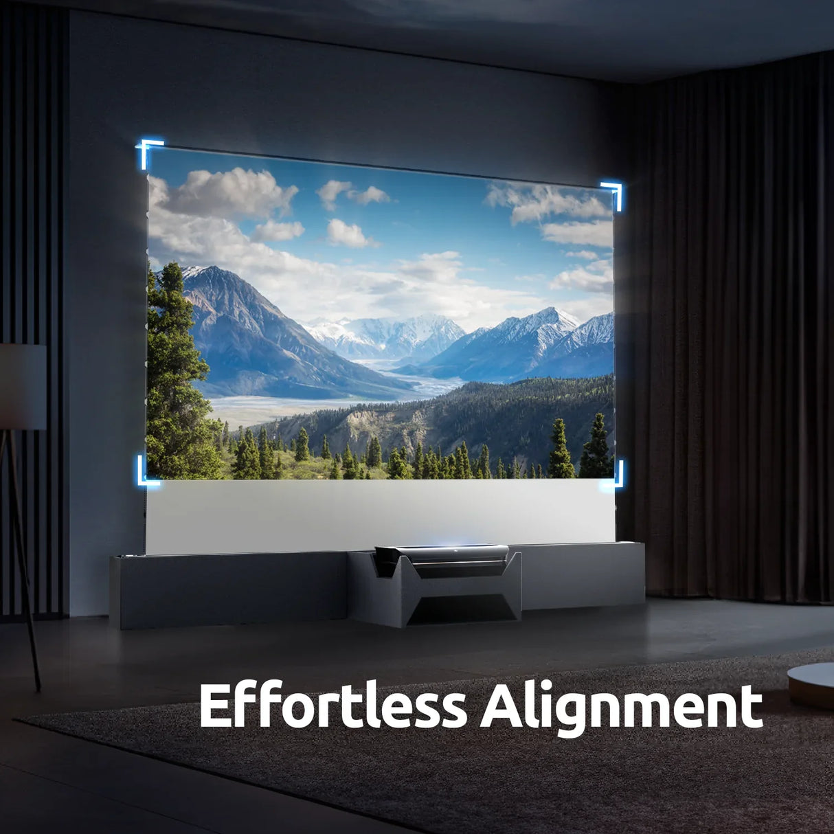 Defined Designs Station KD (100"-120") UST Projector and Self Rising Screen Furniture - Knock Down packaging