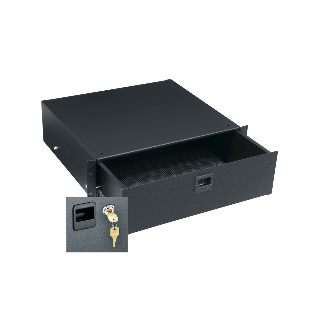 Middle Atlantic TD3LK 3SP TEXT DRAWER W/LOCK