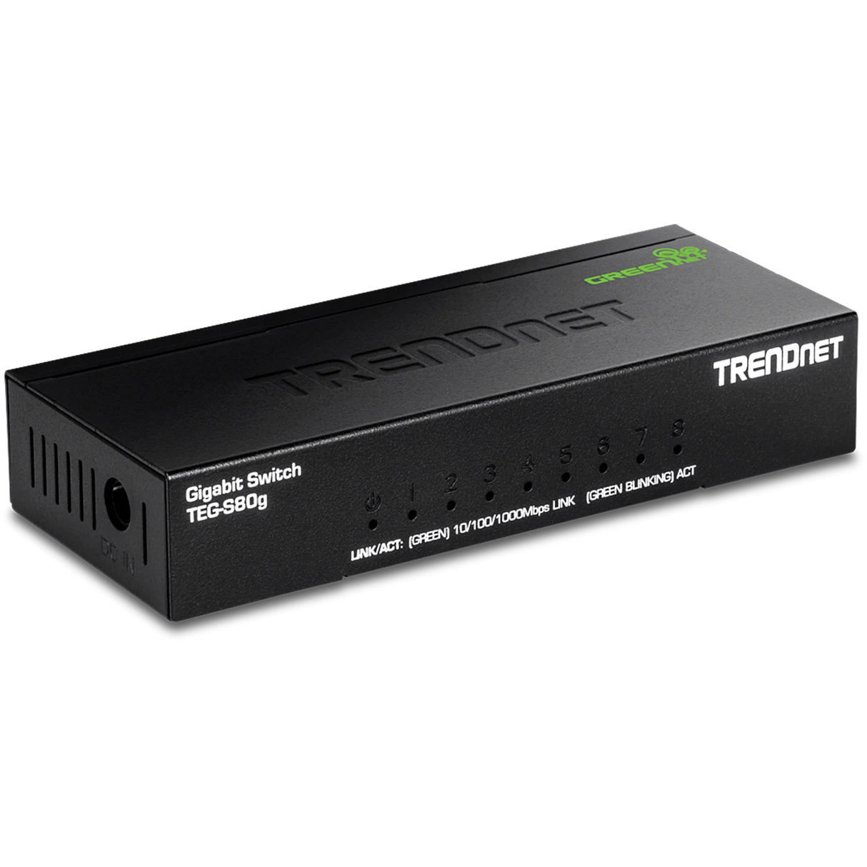 TRENDnet TEG-S80g 8-Port Gigabit GREENnet Mini Switch