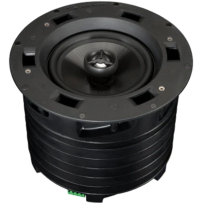 Beale Street Audio 25/70/100 volt In Ceiling 6.5 inch 2-way Fluted IMPP, 1 inch ALU Dome