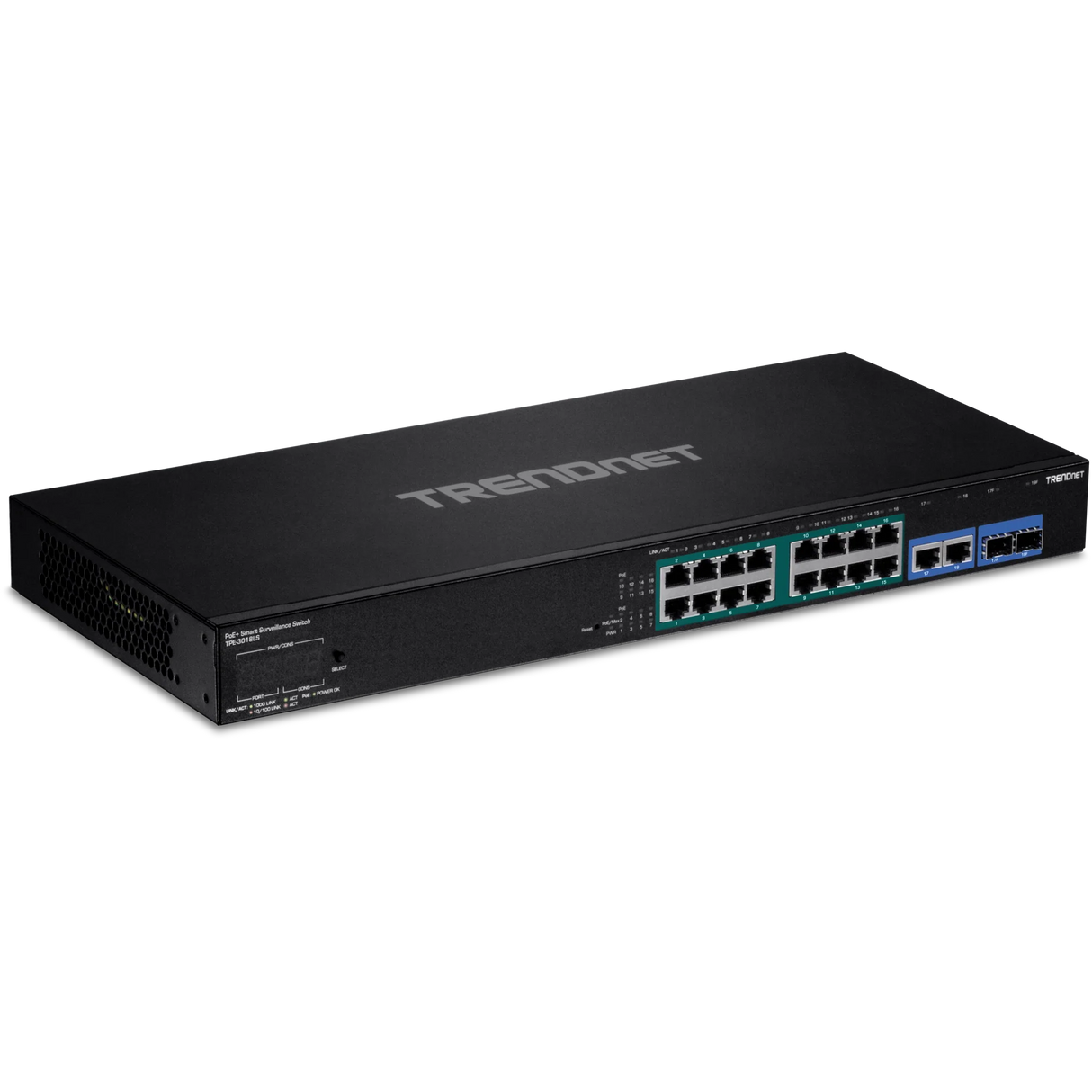 TRENDnet TPE-3018LS 18-Port Gigabit PoE+ Smart Surveillance Switch