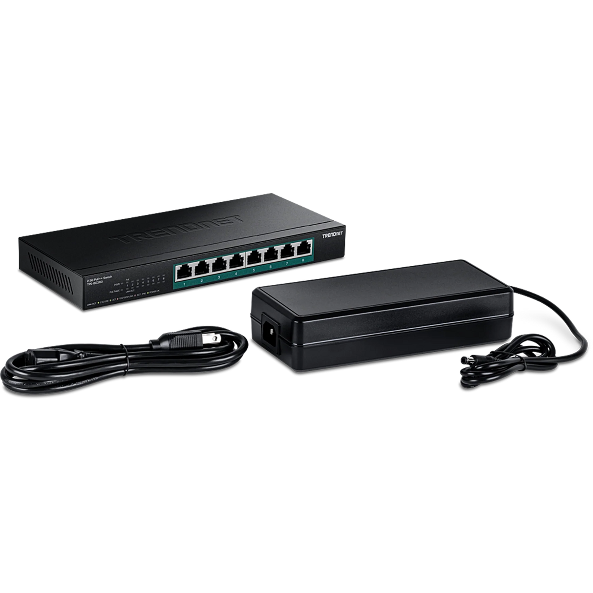 TRENDnet TPE-BG380 8-Port 2.5G PoE++ Switch