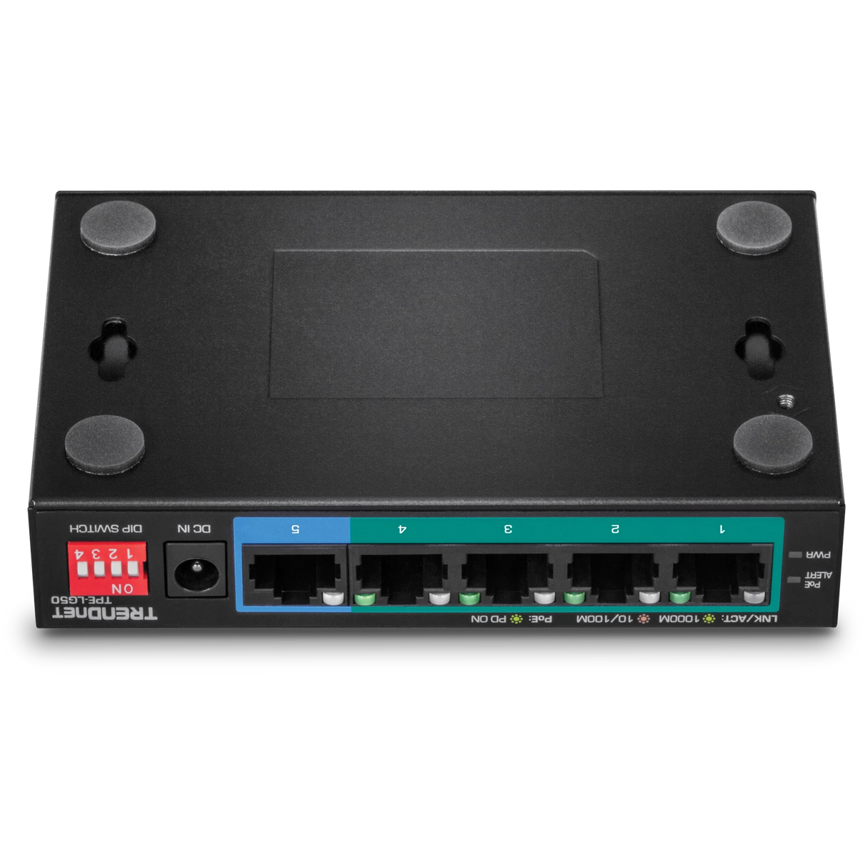 TRENDnet TPE-LG50 5-Port Gigabit Long Range PoE+ Switch