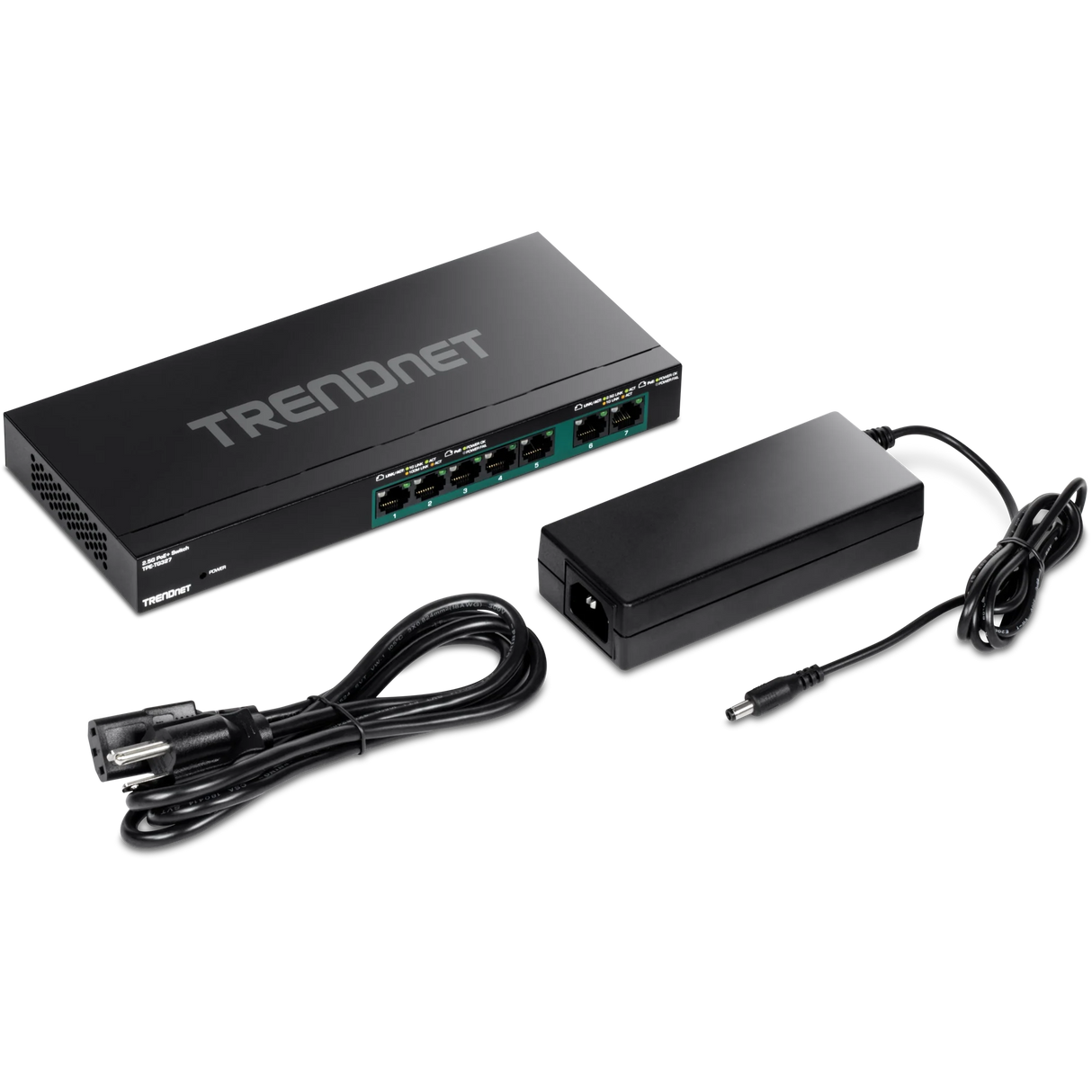 TRENDnet TPE-TG327 7-Port Multi-Gig PoE+ Switch