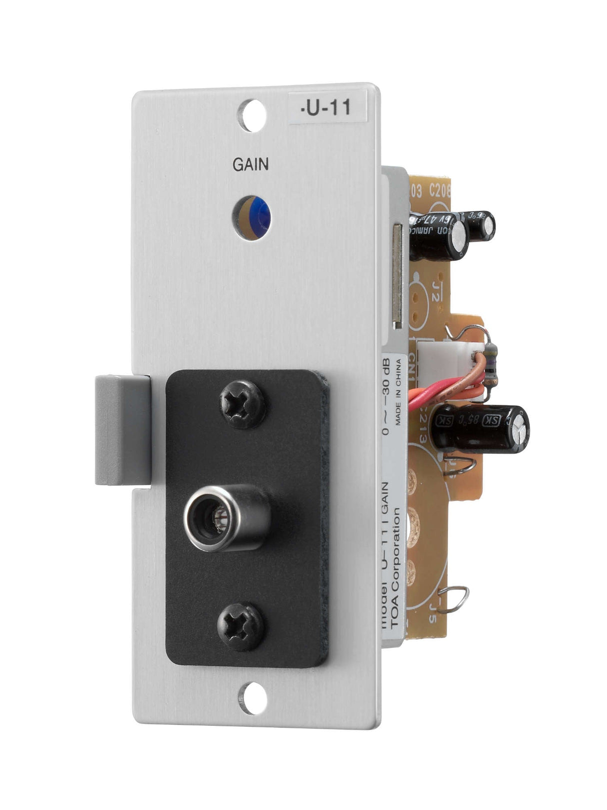 TOA U-11R Unbalanced Line Input Module Mute-Receive RCA Jack