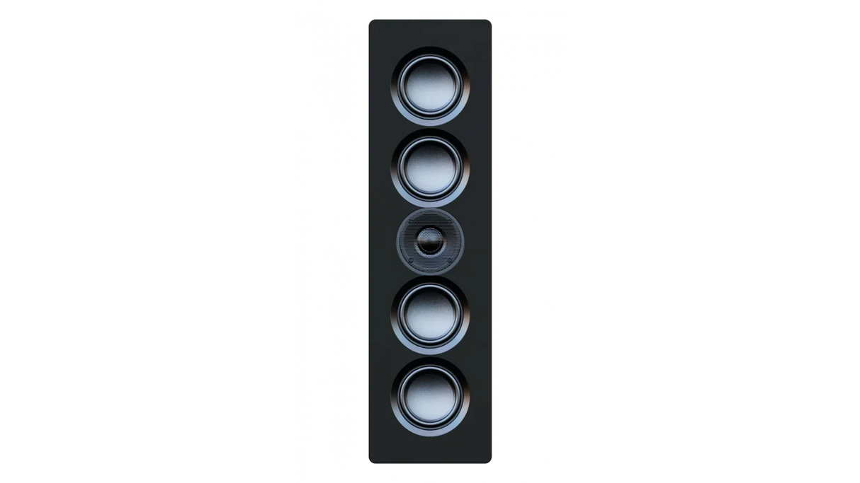 Elac Muro 4" x 2 On-Wall Speaker -Sealed - Black, Each