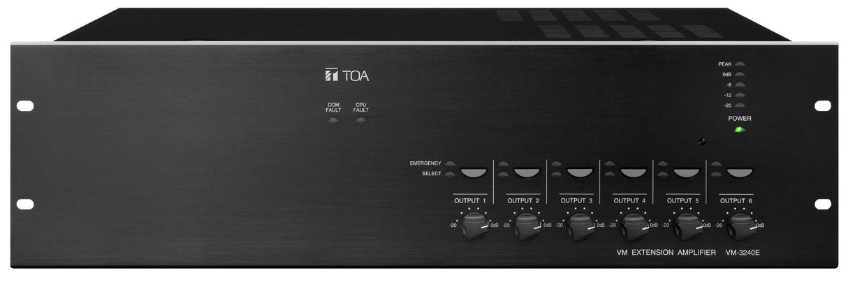 TOA VM-3240E AMQ VM Extension Amplifier 240W UL 2572/864