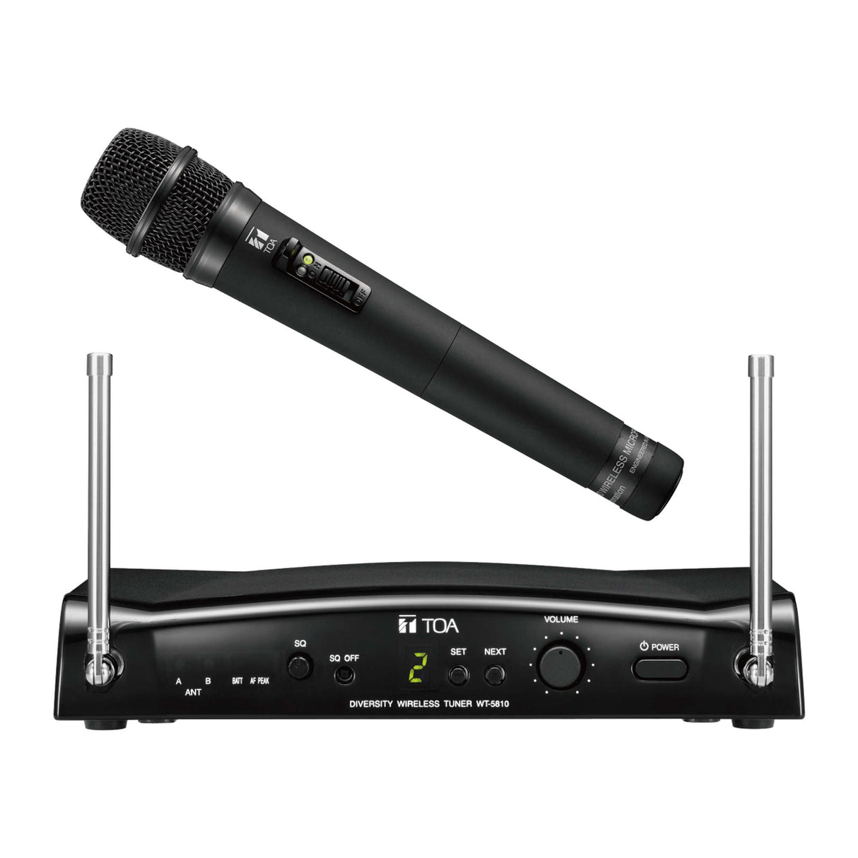 TOA WS-5225 H01US 16 Channel UHF Wireless System Including: WT-5810(H01) Tuner