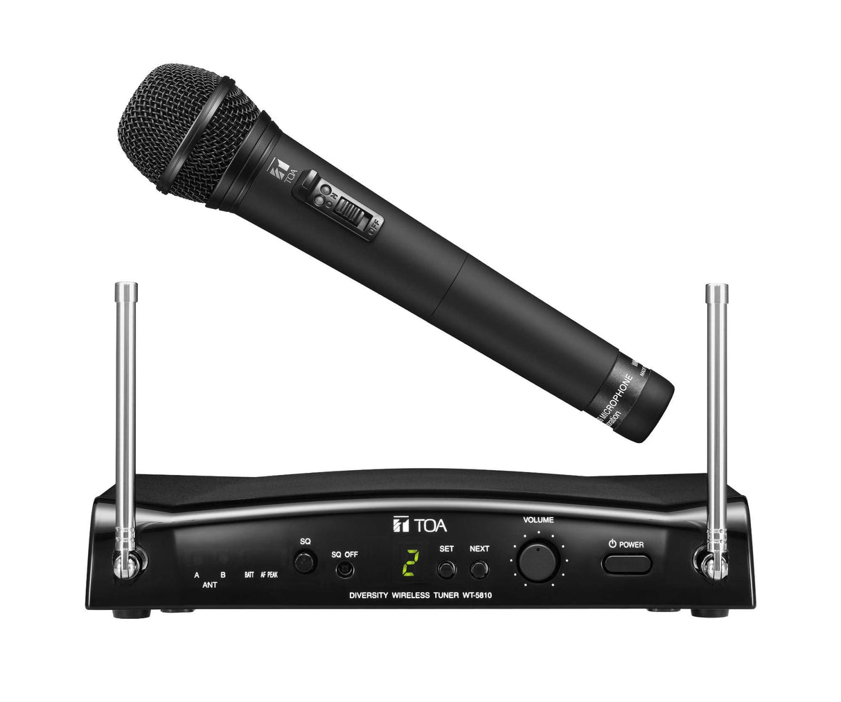 TOA WS-5265 E01US 16 Channel UHF Wireless System Including: WT-5810(H01) Tuner
