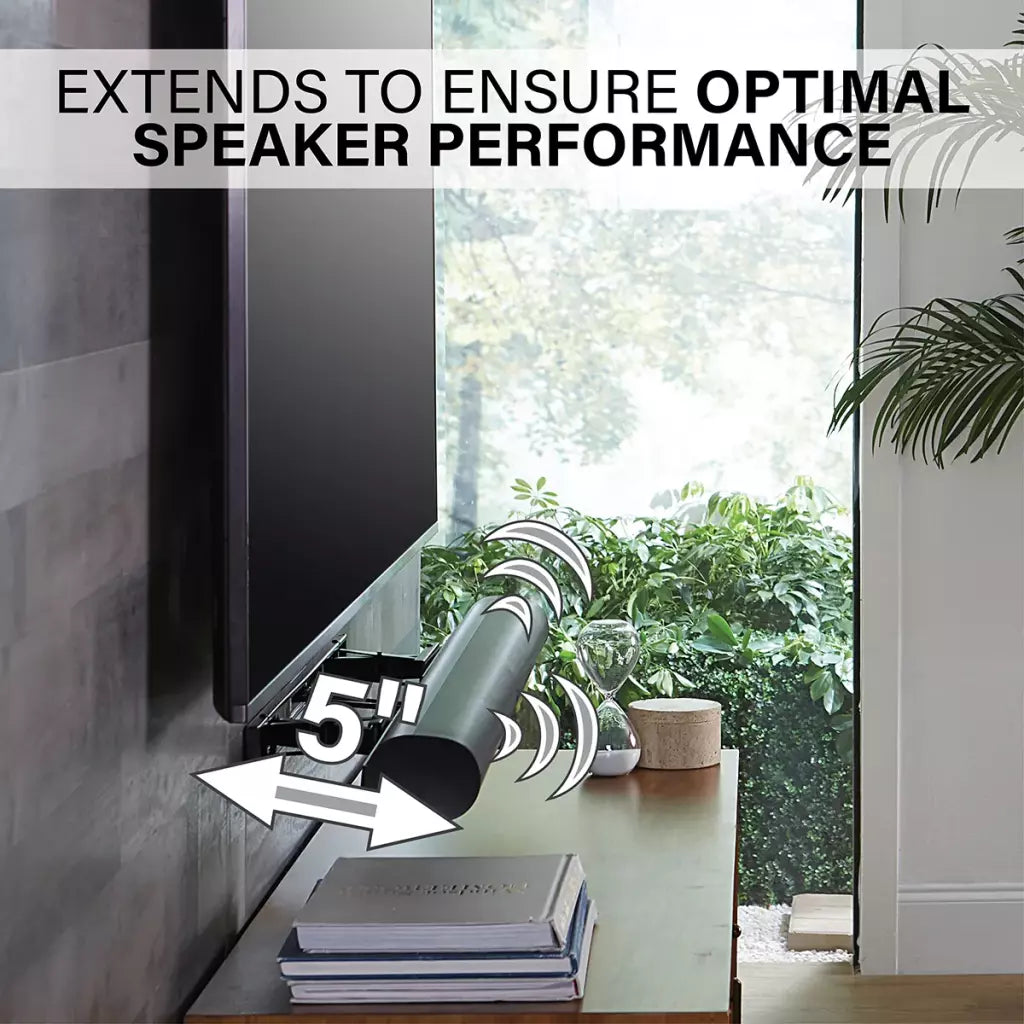 Sanus WSSAWM1-W2 Extendable Soundbar Wall Mount for Arc & Arc Ultra. WHITE