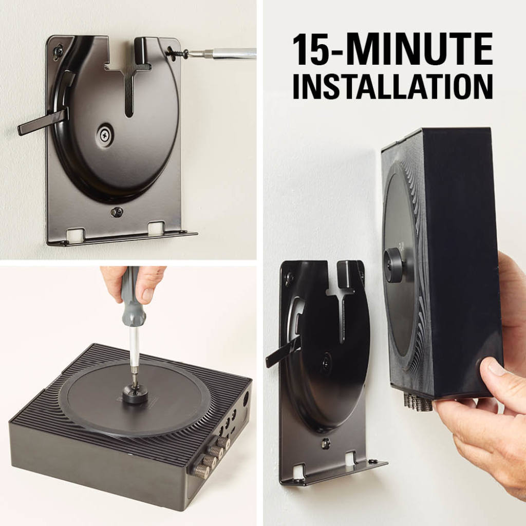 Sanus WSSCAM1-B2 Slim Wall Mount for Sonos Amp