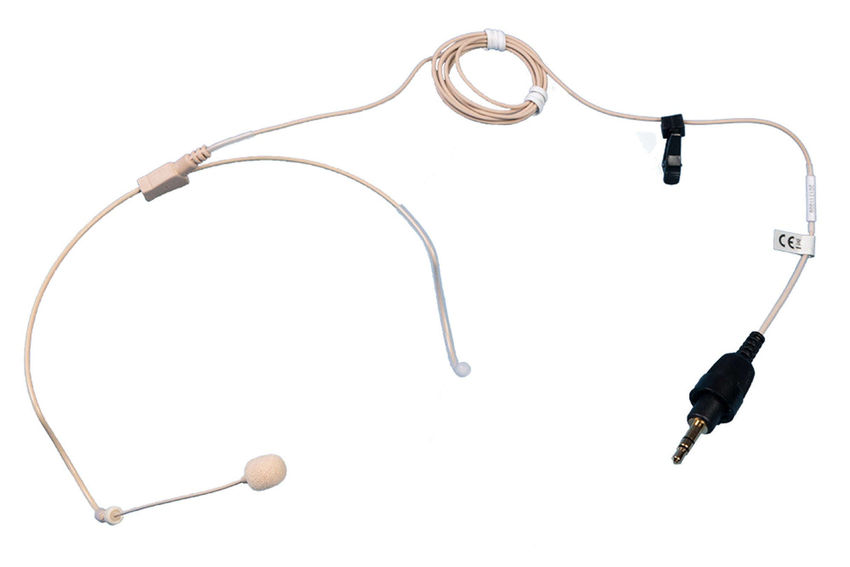 TOA YP-M5000H Q YP-M5000H Omnidirectional Headset Microphone for 5000 Wireless Series .and IR Belt Pack Receivers (Beige)