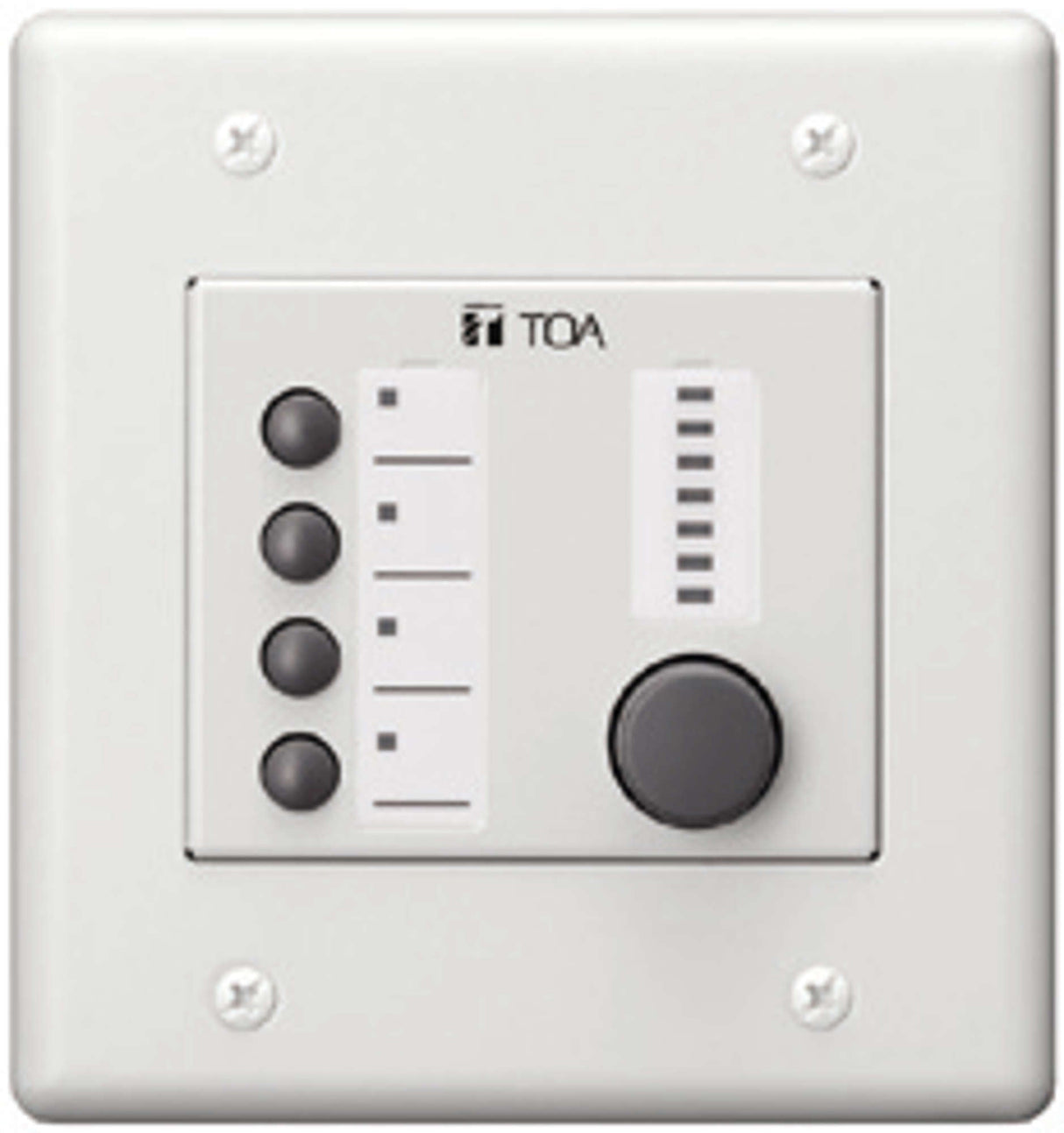 TOA ZM-9014 Assignable 4-Button Remote Panel With Volume Control & LED Indicators