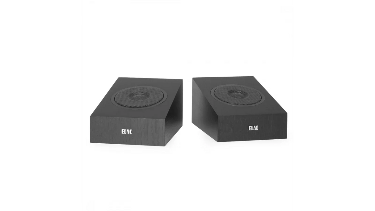 Elac 4" Atmos Enabled Speakers - Black, Pair