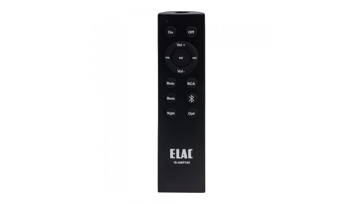 Elac IS-AMP340-BK Integrated 3 x 40W Amplifier with Dolby Digital - Black, Each