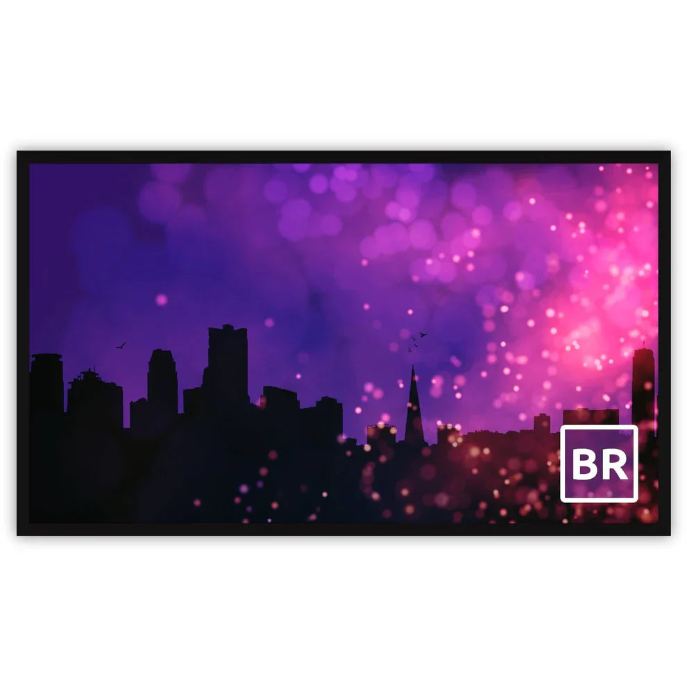 Severtson BR169135MW Broadway Series 6 Piece Fixed 2 3/8" Frame 16:9 135" Matte White