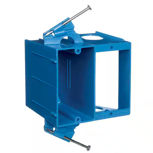 Dynotech 402711 New Work Two Gang Low/High Voltage Combo Box