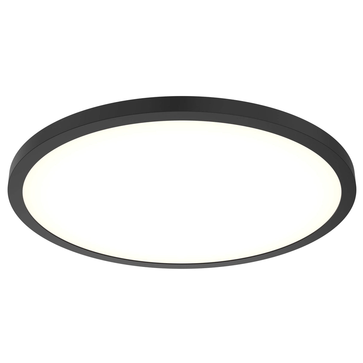 DALS CFLEDR24-CC-V-BK Round Flush Mount, universal 120V-347V, 0-10V dimming