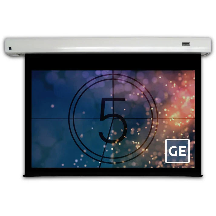 Severtson GE169120MW Electric Series Non Tab Tension Wall/Ceiling Mount 16:9 120" Matte White