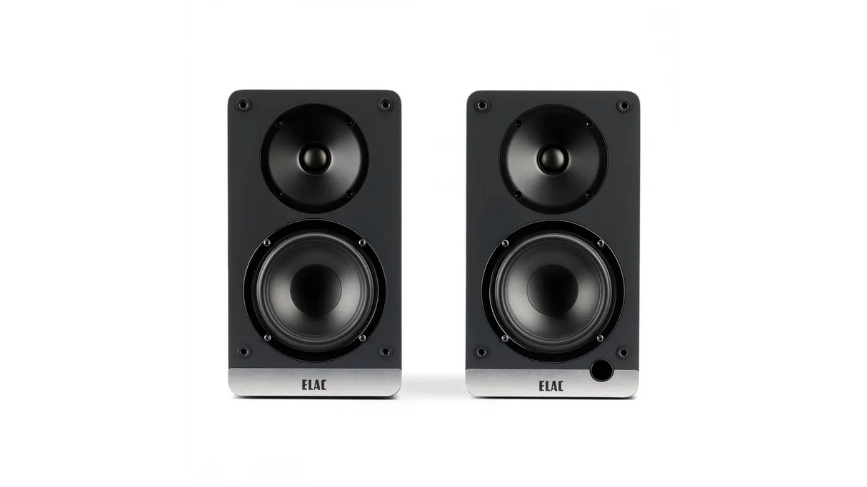 Elac 4.5" Debut ConneX Powered Monitor Speakers - Black, Pair
