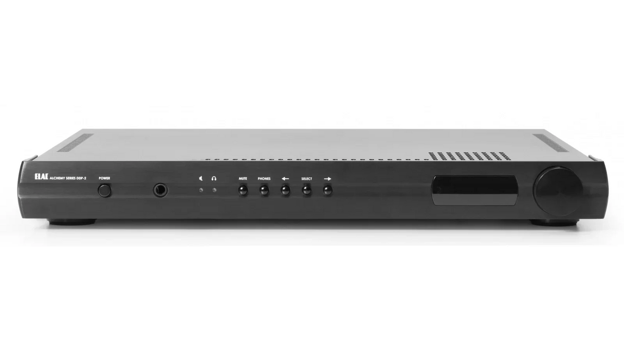Elac Alchemy DDP-2 Preamplifier/DAC/Roon End point - Black, Each