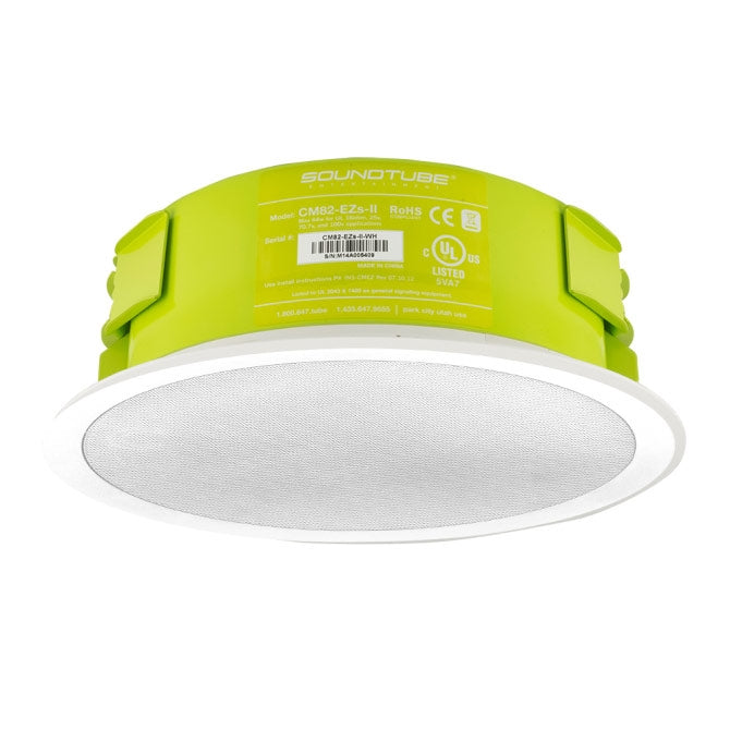 SoundTube CM82-EZS-II 8" 2-way In Ceiling Speaker with Short Can, Each