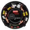 Earthquake ECS6Dual 6" CEILING STEREO Speakers, Dipole/Bipole, +/- 3dB switches (B/T), Round Grilles-PER EACH