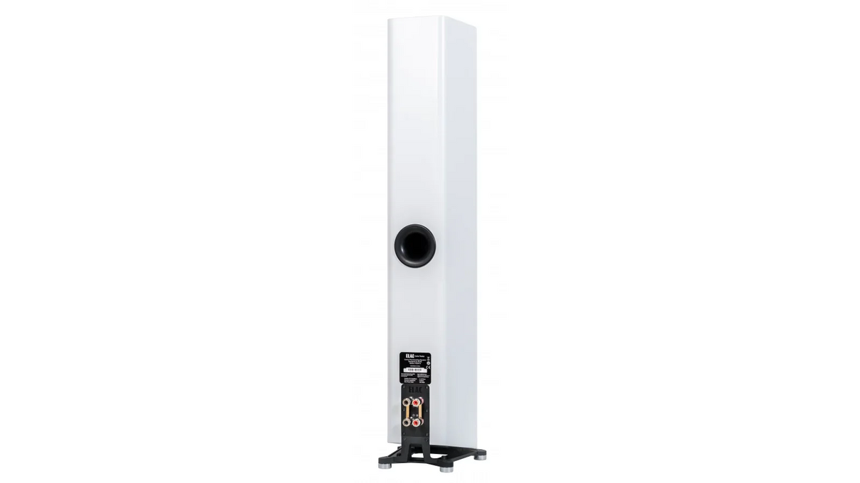 Elac 5.25" Carina Floorstanding Speaker FS 247.4 - Satin White, Each