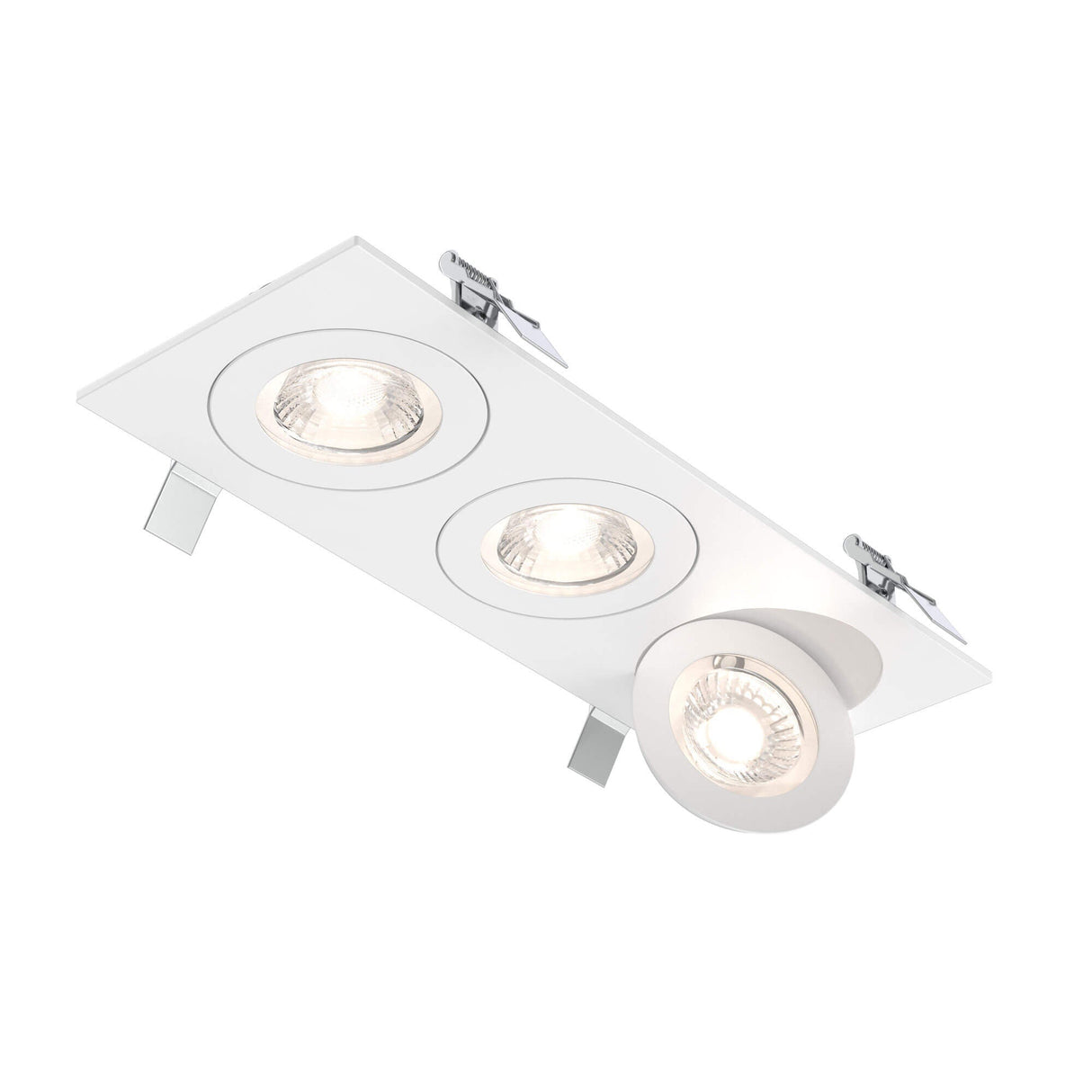 DALS FGM4-CC-TRIO-V-WH Triple FGM4 Gimbal Downlight
