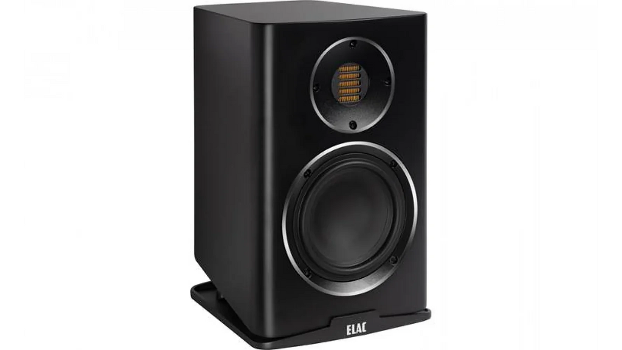 Elac 5.25" Carina Bookshelf Speakers - Satin Black, Pair