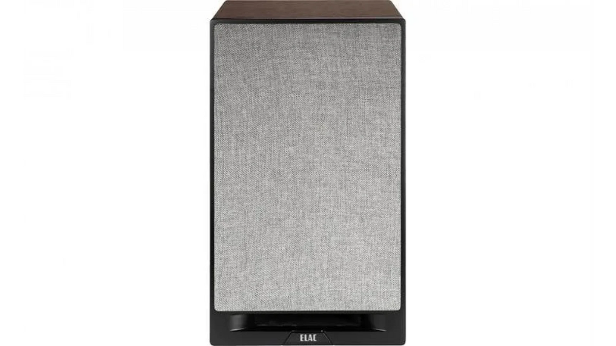 Elac 6.5" Debut Reference Bookshelf Speaker - Walnut/Black, Pair