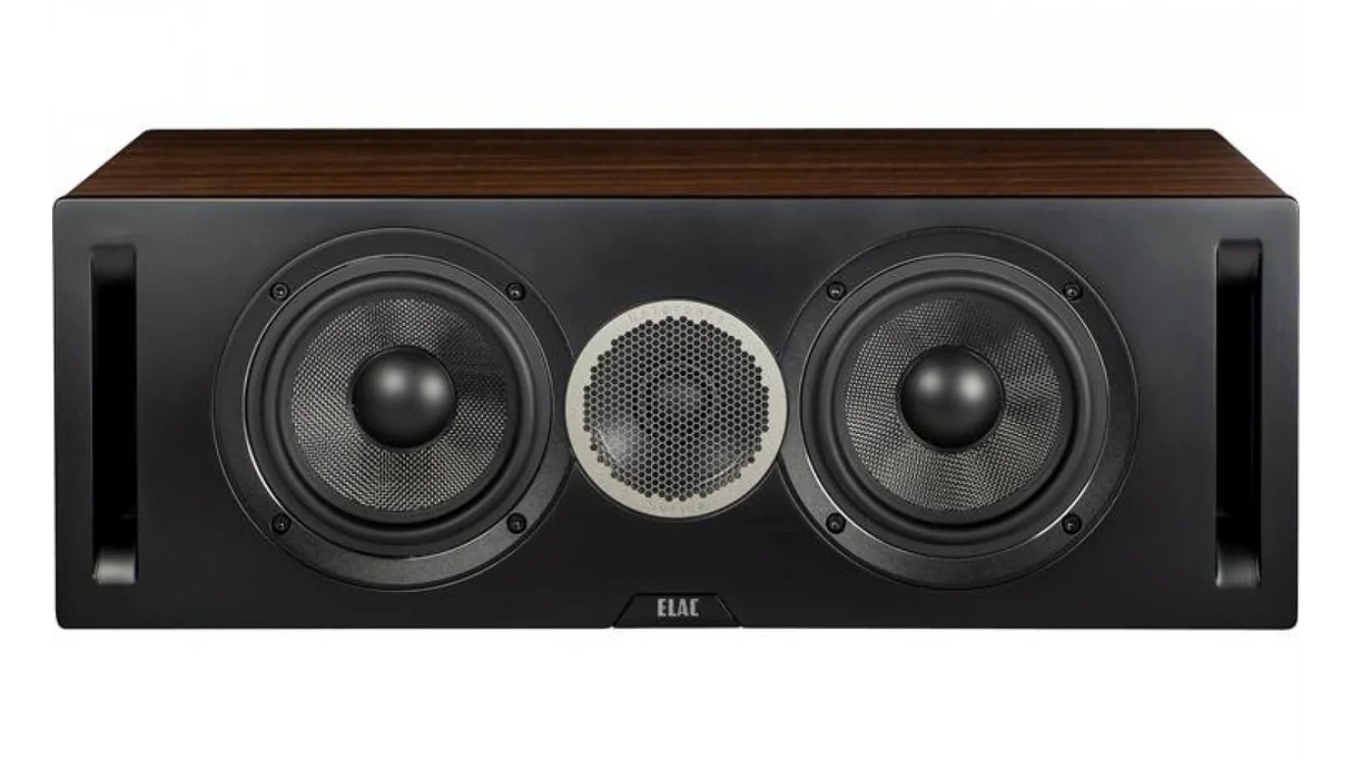 Elac 5.25" Debut Reference DCR52 Center Speaker - Walnut/Black, Each