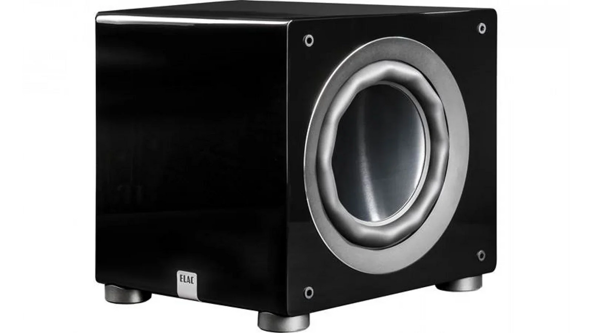 Elac 12" Varro DS1200-GB Dual Reference Powered Subwoofer - Gloss Black, Each