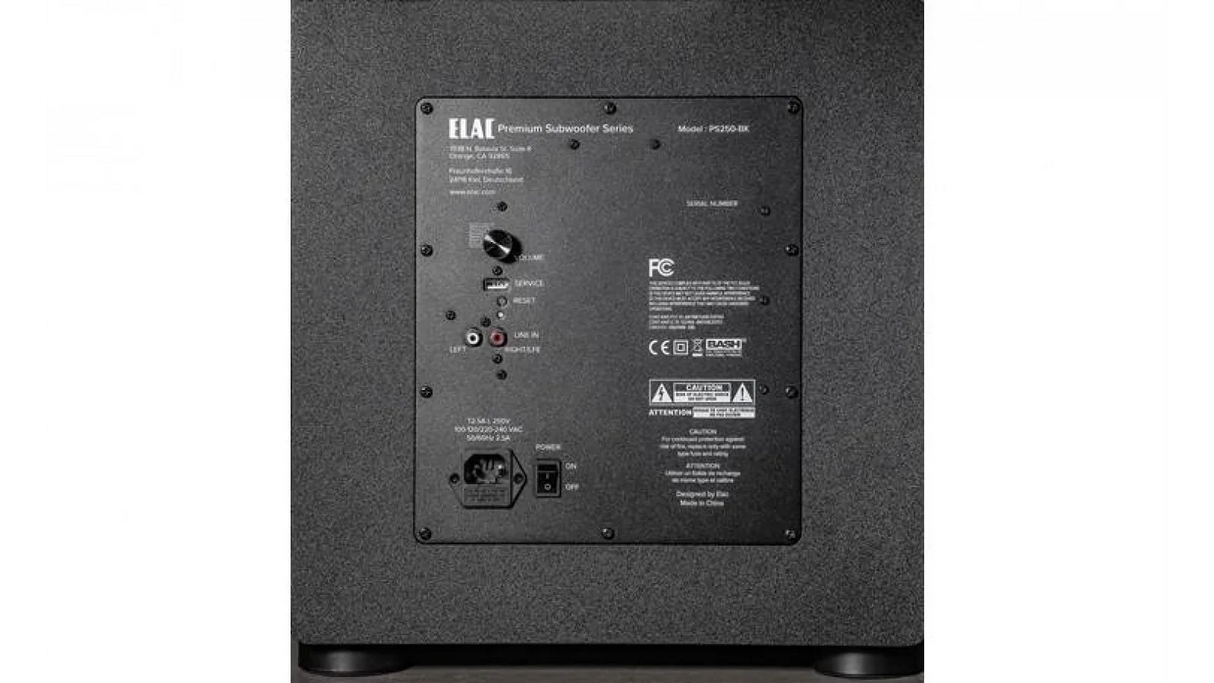 Elac 10" Varro Premium Powered Subwoofer - Black, Each