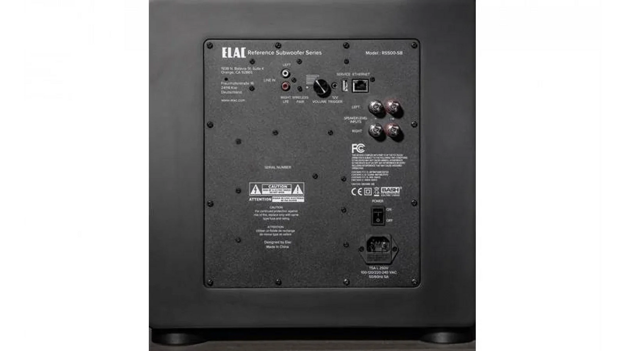 Elac 10" Varro Reference Powered Subwoofer - Satin Black, Each