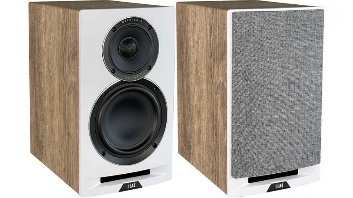 Elac 6.5" UniFi Reference Bookshelf Speaker - Oak/White, Pair