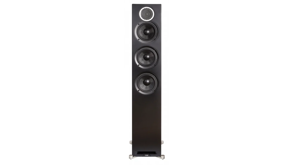 Elac 5.25" Debut Reference DFR52 Floorstanding Speaker - Walnut/Black, Each