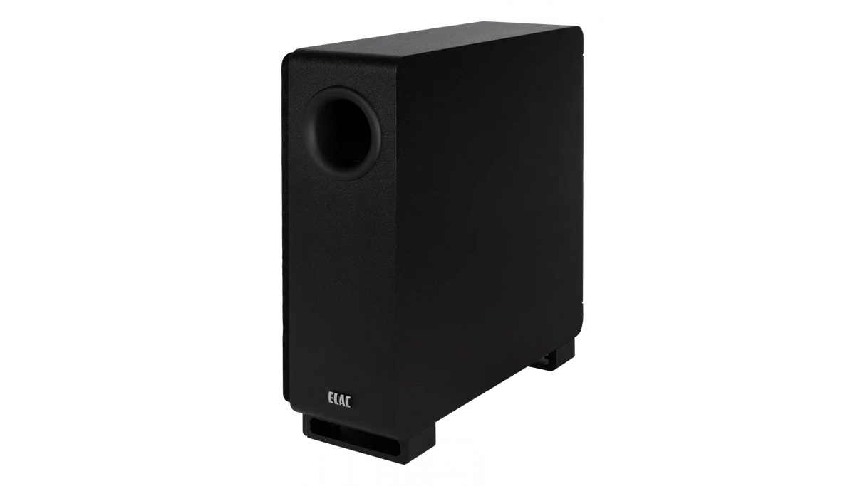 Elac Muro 8" 125W Thin Powered Subwoofer - Black, Each