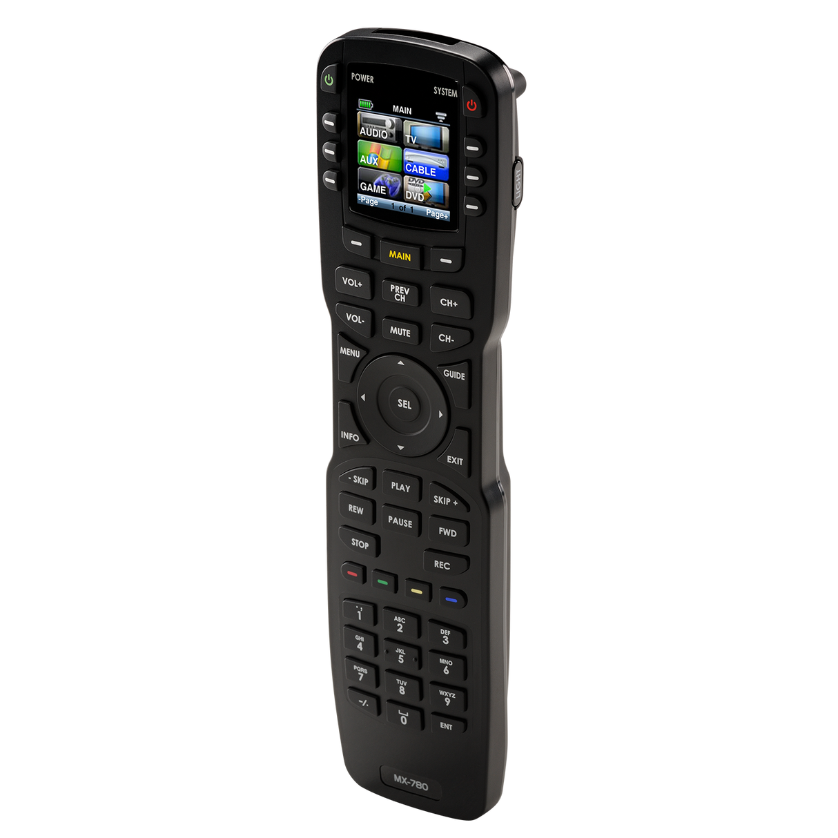 URC MX-780i Remote Control 1.5" Color LCD IR/RF Hard Buttons (433 MHz)