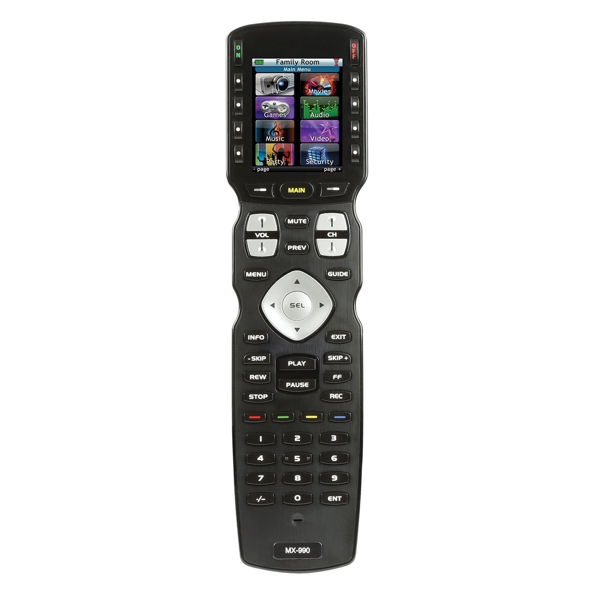 URC MX-990 Remote Control 2.4" Color LCD and speaker IR/RF Hard Buttons