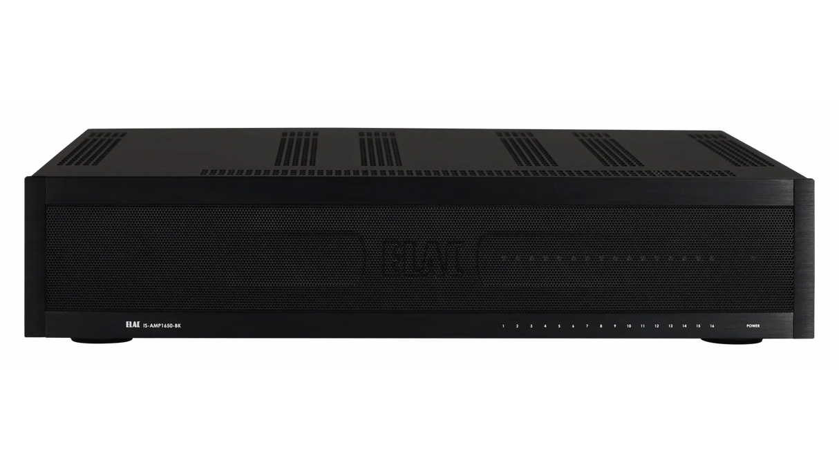 Elac IS-AMP1650-BK Integrator 16 x 50W Multi-Zone Amplifier - Black, Each