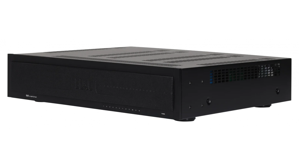 Elac IS-AMP1275-BK Integrator 12 x 75W Multi-Zone Amplifier - Black, Each