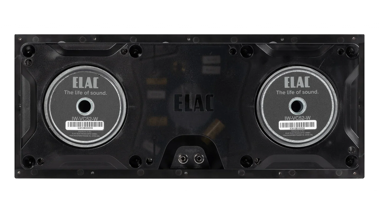 Elac 5.25" Vertex II In-Wall Center Speaker - White, Each