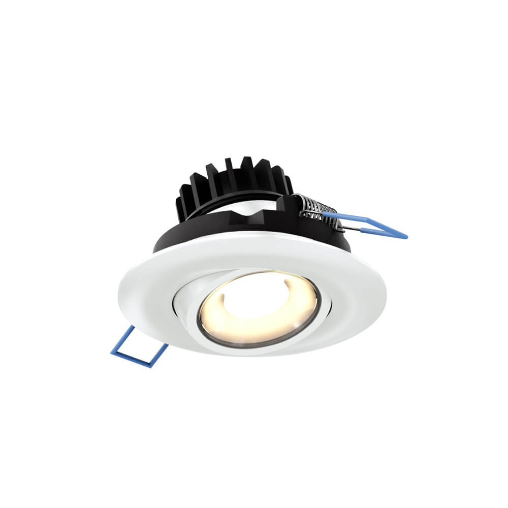 DALS LEDDOWNG3-CC-V-WH Multi CCT Round gimbal recessed light - universal 120V-347V, 0-10V dimming